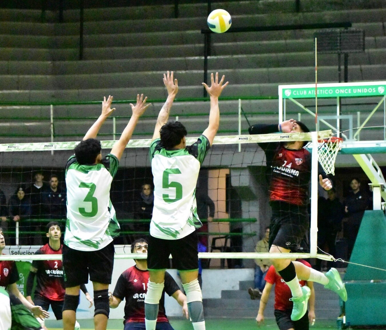 Once Unidos inicia su camino en la Liga Federal de Voley.