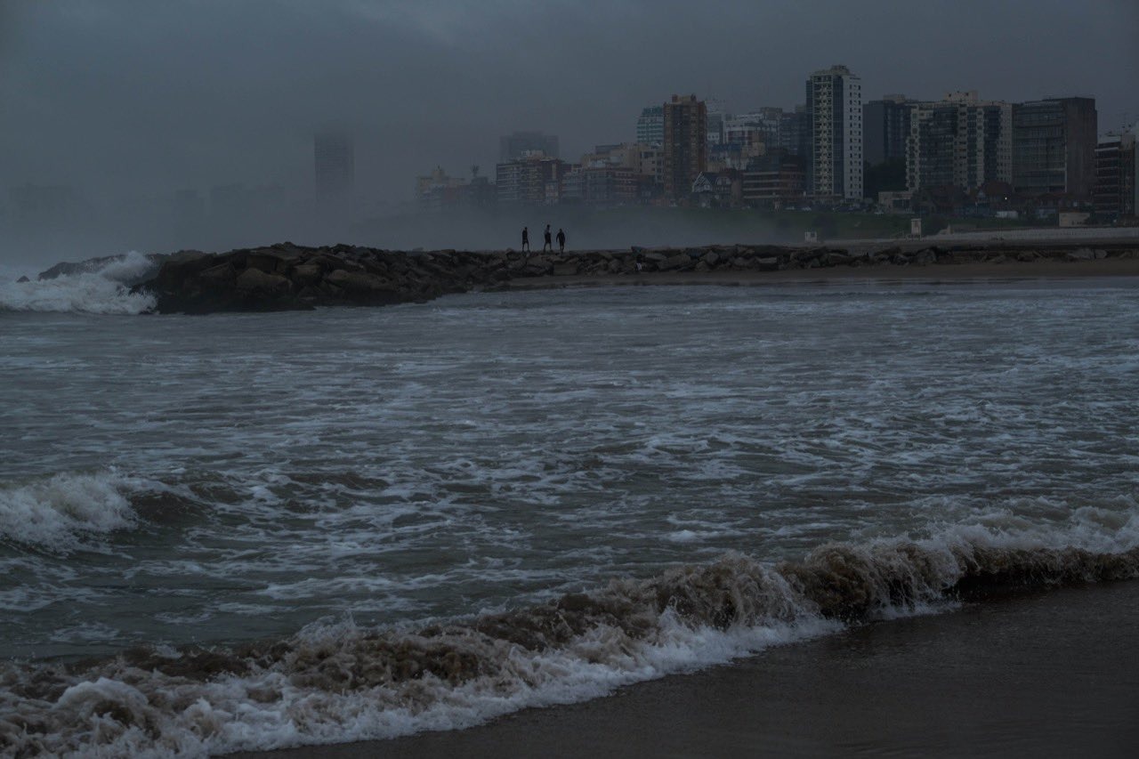 Alerta naranja para este lunes y martes en Mar del Plata.