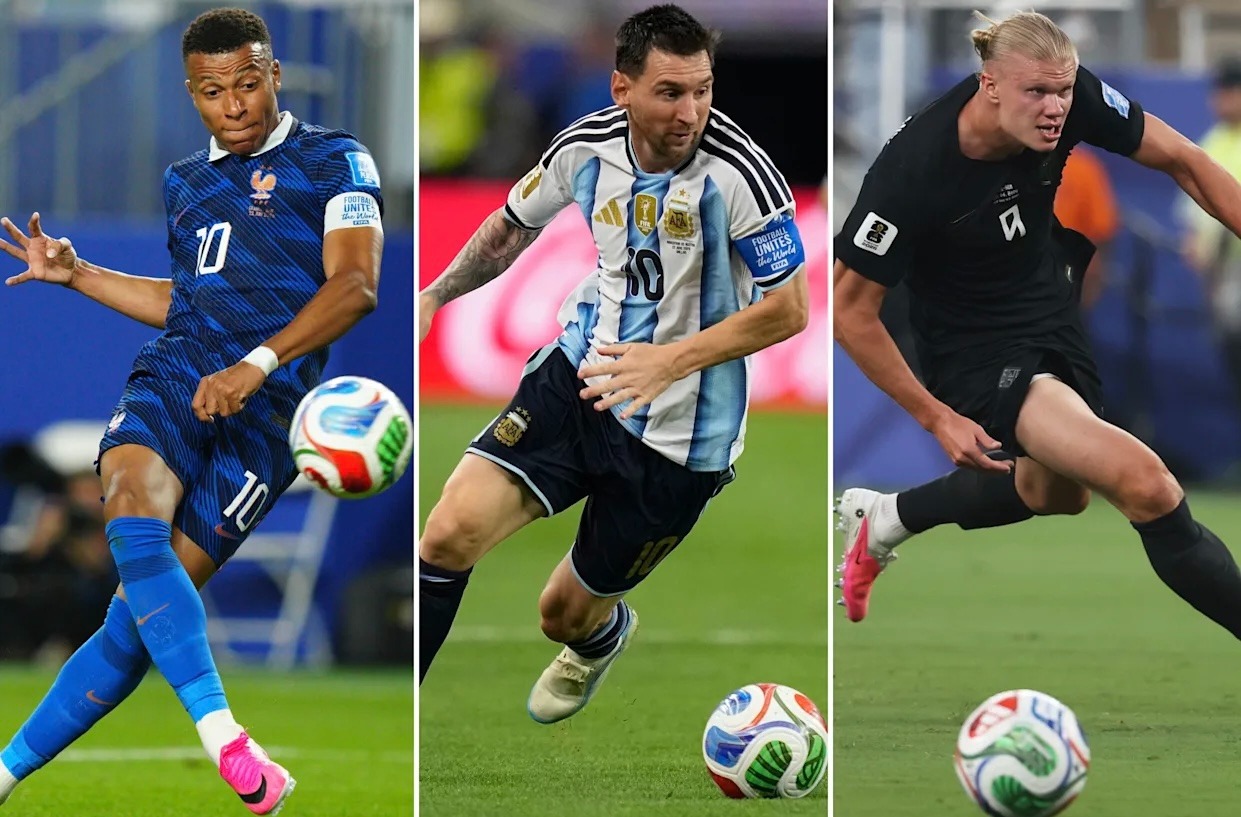 Messi, Mbappé y Haaland desafían el histórico récord goleador de Fontaine.