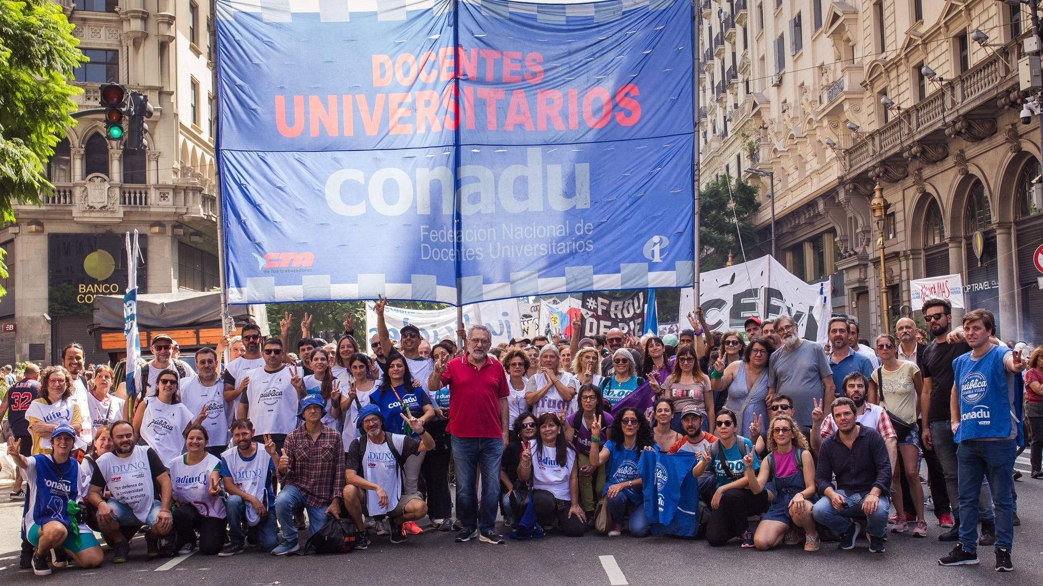 Nuevo paro de docentes universitarios por el incumplimiento de la Ley de Financiamiento.