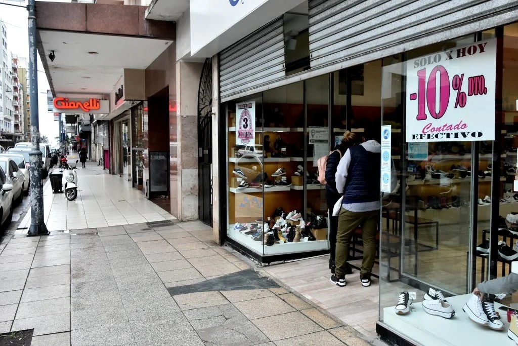 Comercios marplatenses atraviesan otro mes en baja.