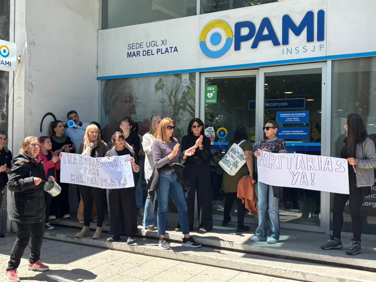 Trabajadores de PAMI se movilizan este jueves contra el desguace del organismo.